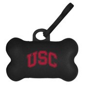 USC Bone-Shaped Pet Waste Bag Dispenser in Black